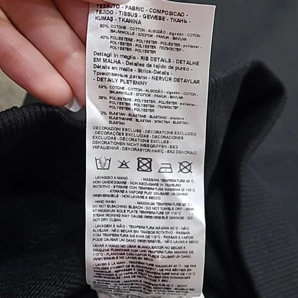 Armani Exchange Fleece Print Studded Sweater - Picture 11 of 11